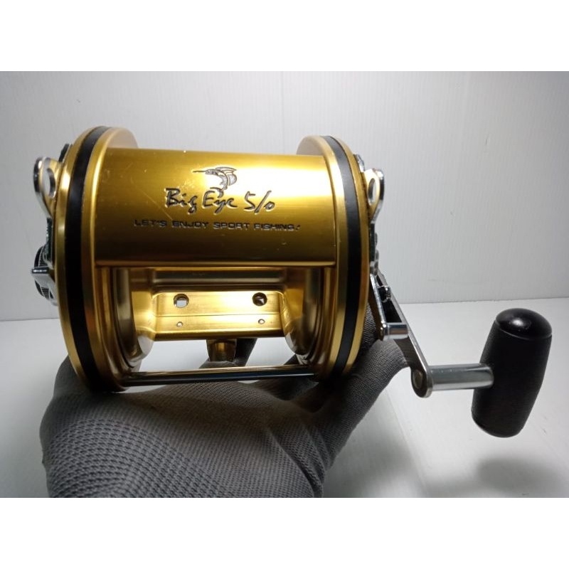 OLYMPIC Big Eye 5/0 ゴールドリール Multiplier Olympic Big Eye 5/0 Japan -Gold Edition | Shopee Malaysia
