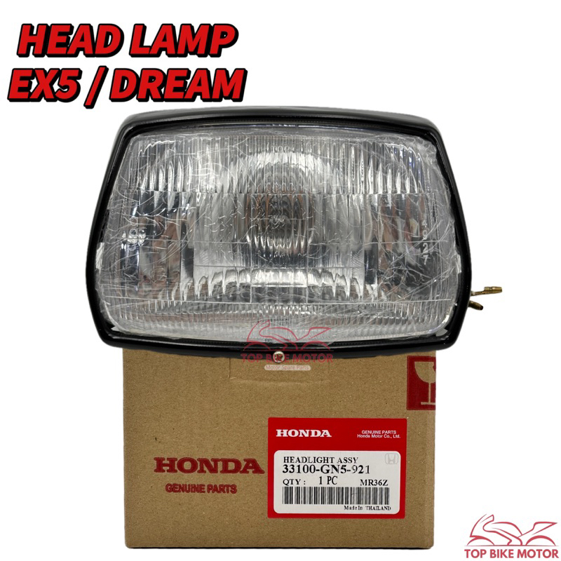 HONDA EX5 DREAM EX5 HIGH POWER HP HEAD LAMP LAMPU WITH SOCKET AND BULD