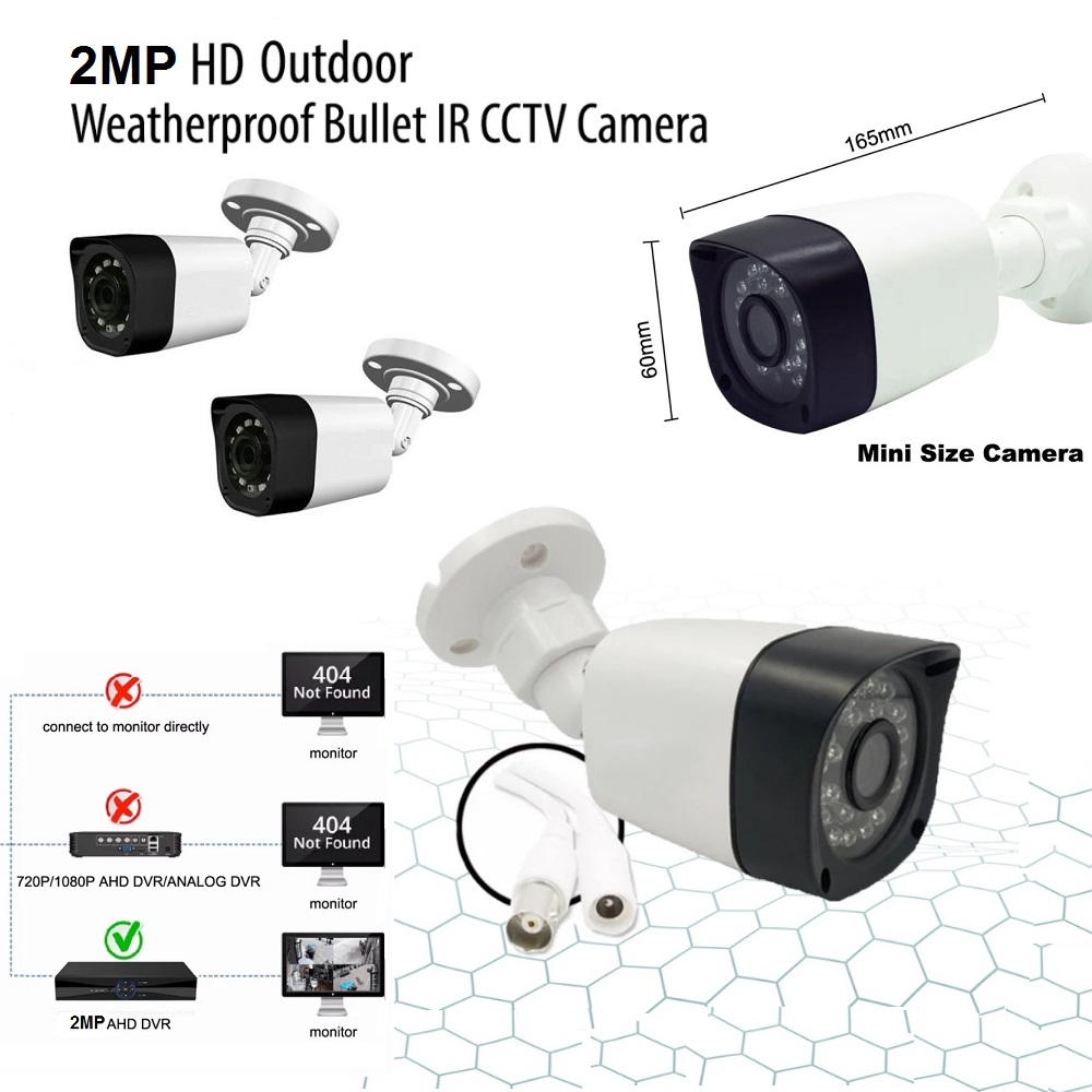Maxsecure CCTV Camera 2MP AHD / TVI / CVI / HD-SDI / IP System Analog ...