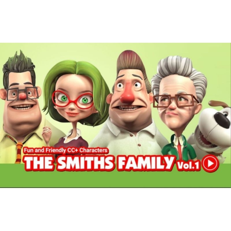 [Reallusion Content] The Smiths Family Vol.1 | Shopee Malaysia