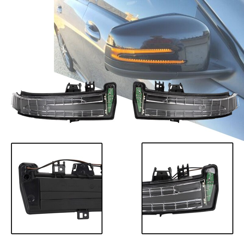 Mercedes Benz W204 W212 W221 AMG 2007 Year LED Side Door Mirrror Signal ...