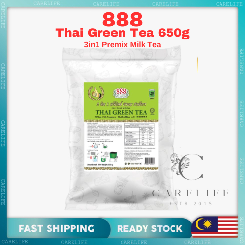 888 Thai Green Tea 3 in 1 Premix Milk Tea 650g | Shopee Malaysia