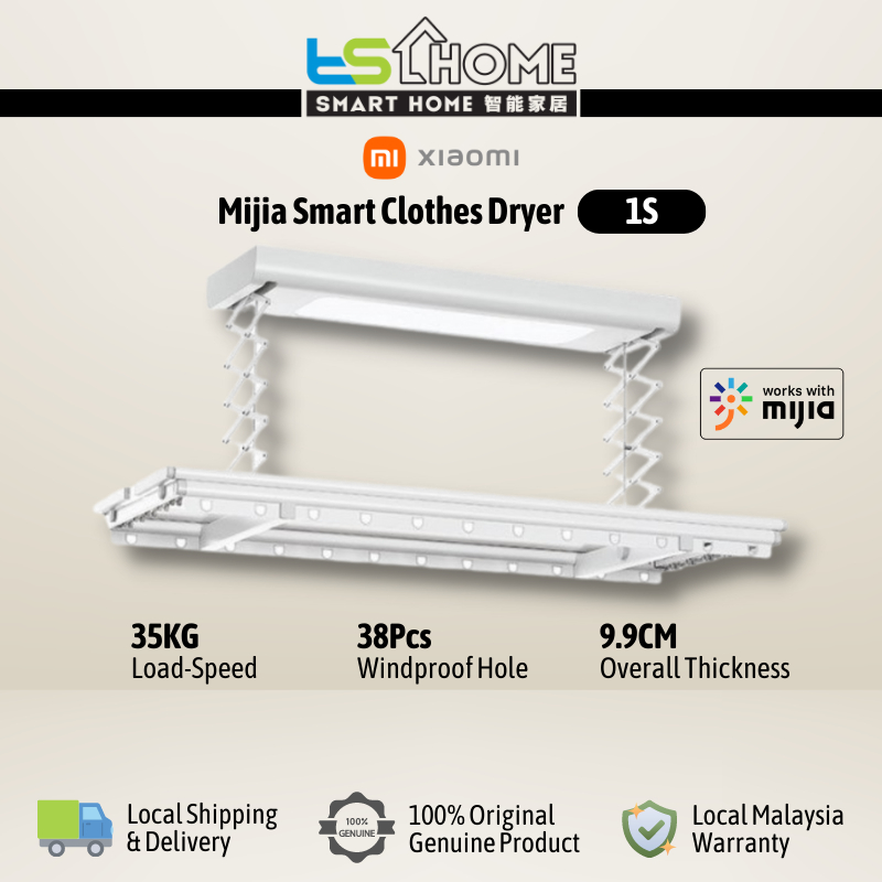 Xiaomi Mijia Smart Clothes Dryer Rack Hanger Load Capacity 35kg Mijia ...