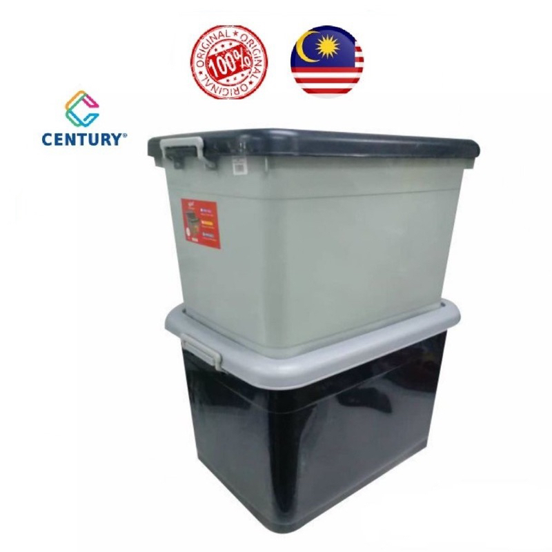 CENTURY 115L Storage Box With Wheel 7990BC / Multipurpose Storage Box ...