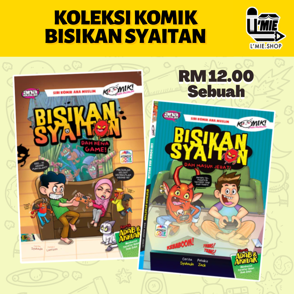 Komik Bisikan Syaiton - Komik Bacaan Kanak-kanak Lelaki Ana Muslim ...