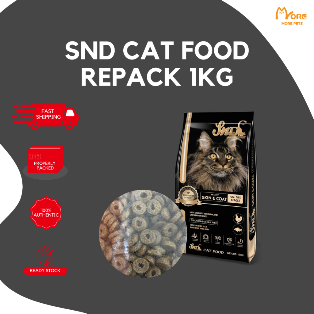 SND Super Premium Skin & Coat Cat Food Chicken and Ocean Fish All Life