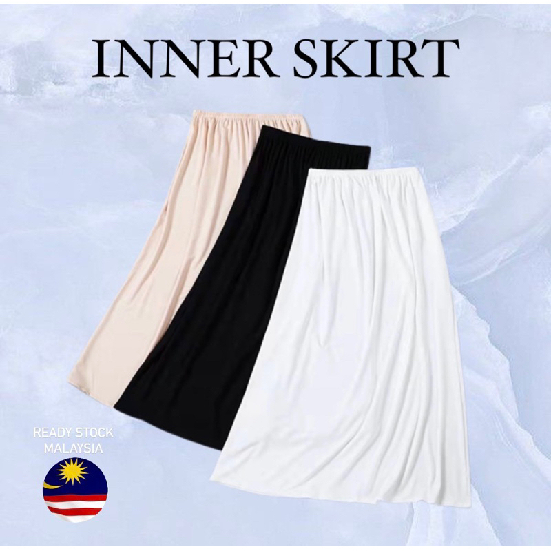 Kain Dalam Inner Labuh No Lace [READY STOCK] | Shopee Malaysia