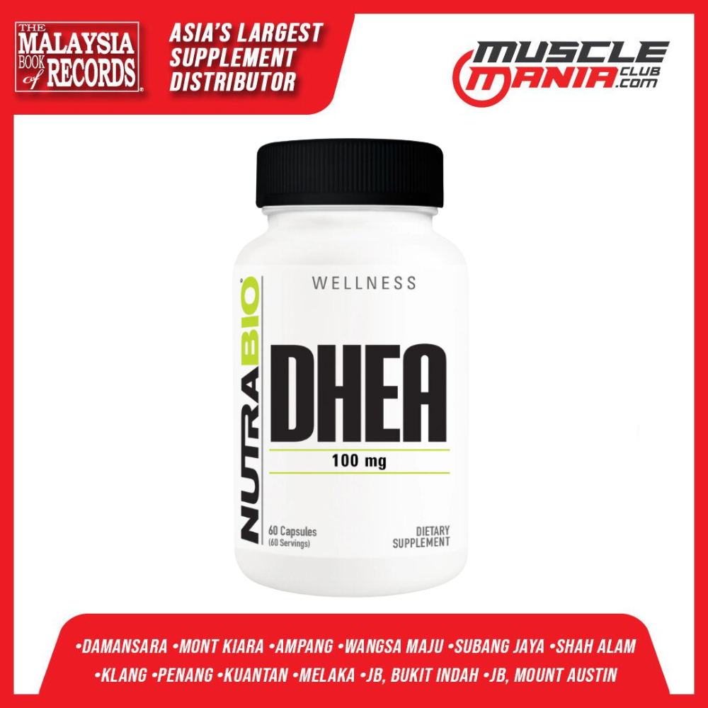 NutraBio DHEA 100mg (60 capsules) Shopee Malaysia