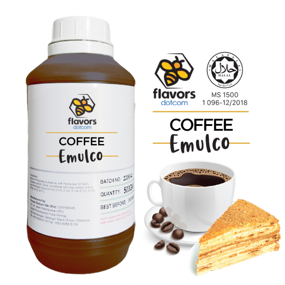 [HALAL] Flavors Coffee Emulco (1KG/500gm/250gm) Shopee Malaysia