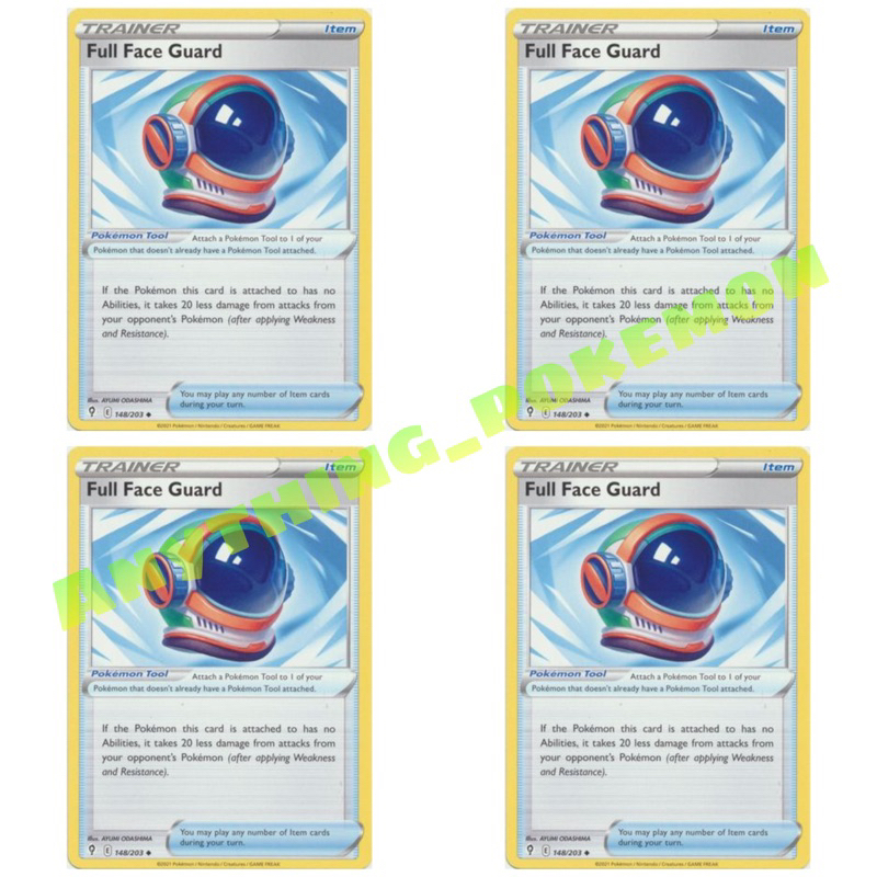 full face guard pokemon card value Full Face Guard - SWSH07: Evolving Skies