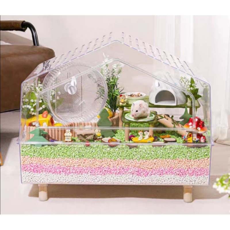 Picture of (🇲🇾Ready Stock)Carno 62cm Clear Transparent Hamster cage | Shopee Malaysia