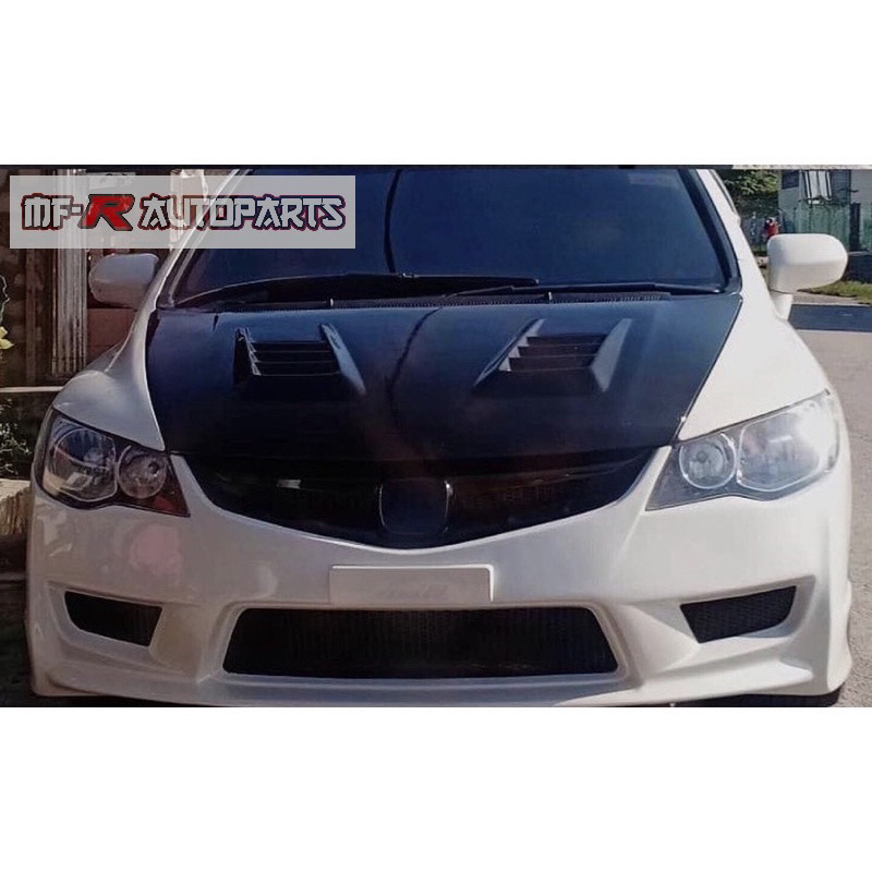 (NEW) FRP FRONT BUMPER FD TYPE R CUTTING ORI FOR CIVIC FD1 FD2 | Shopee ...