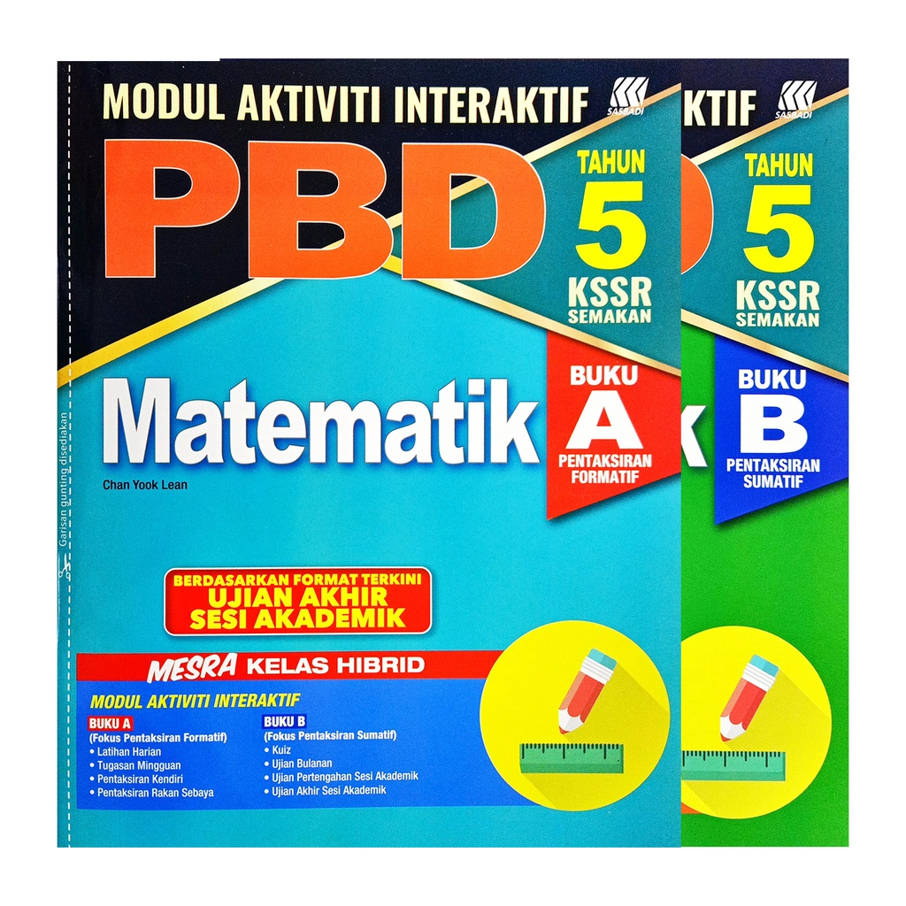 Sasbadi 2023: Latihan Modul Interaktif PBD UASA Matematik A+B Tahun 5 ...