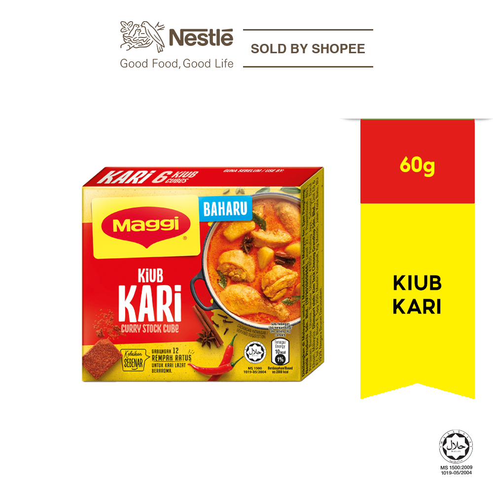 MAGGI Curry Stock Cube (60g) Shopee Malaysia