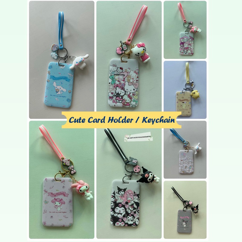 Sanrio Card Holder / Sanrio Keychain / Hello Kitty Melody Cinnamoroll