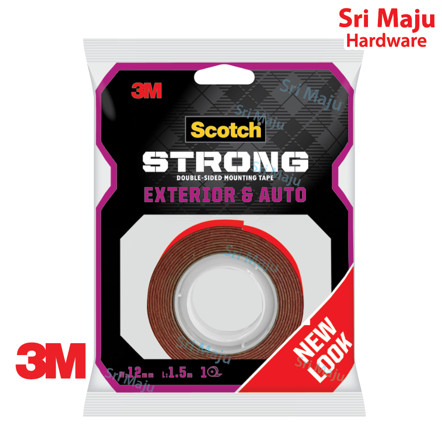 MAJU 3M Scotch 710 S12 12mm x 1.5M Exterior Auto Strong Outdoor