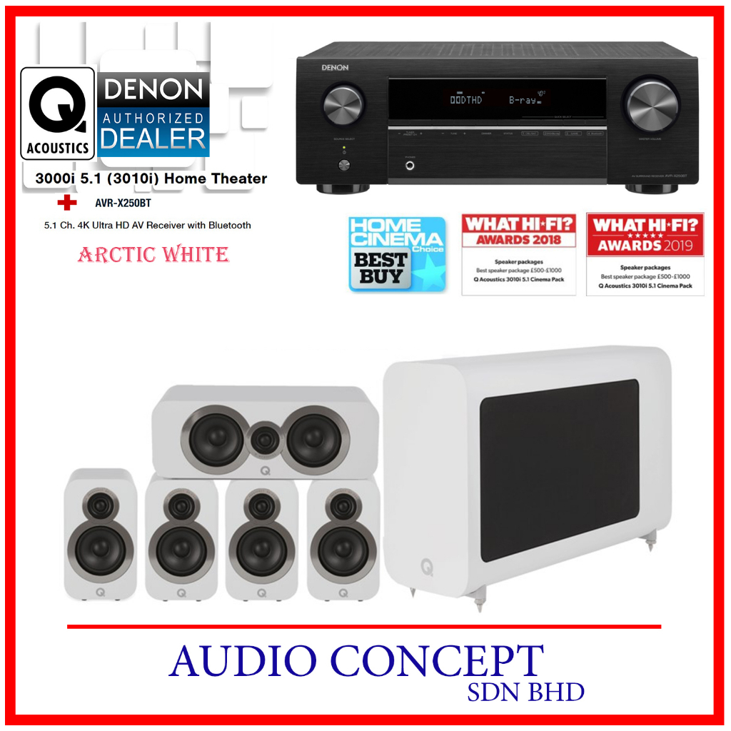 Denon best sale q acoustics