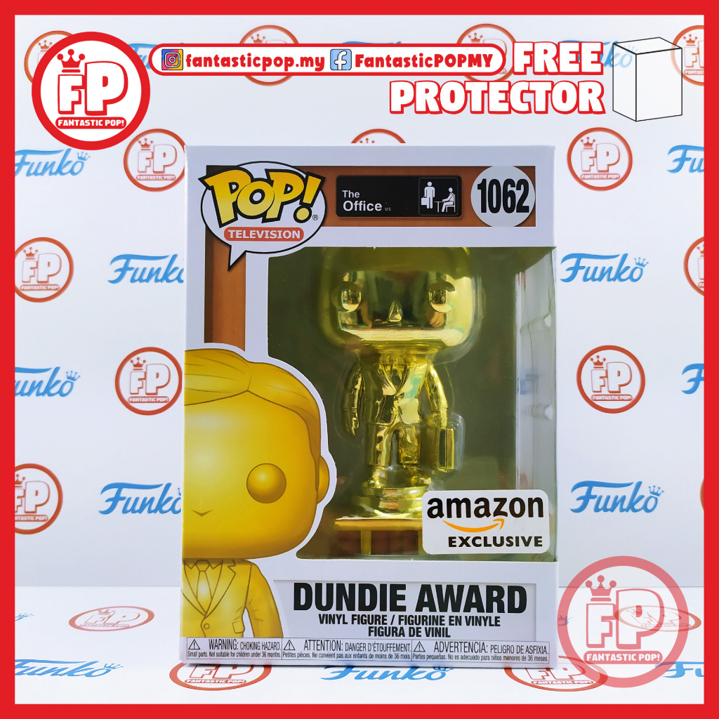 Funko Pop! Prêmio Dundie The Office (1062) Chrome exclusivo