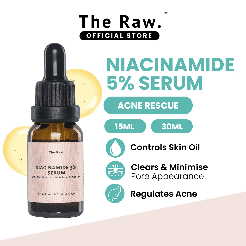 The Raw. Niacinamide 5% Serum | Shopee Malaysia