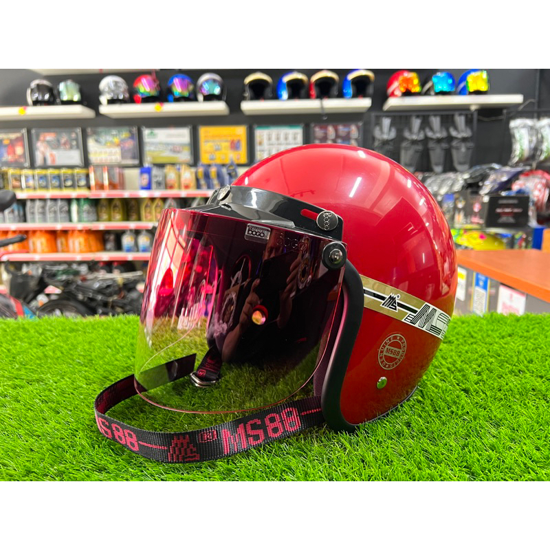 VISOR HELMET 2 TONE MS88 SGV MHR (PINK) Shopee Malaysia