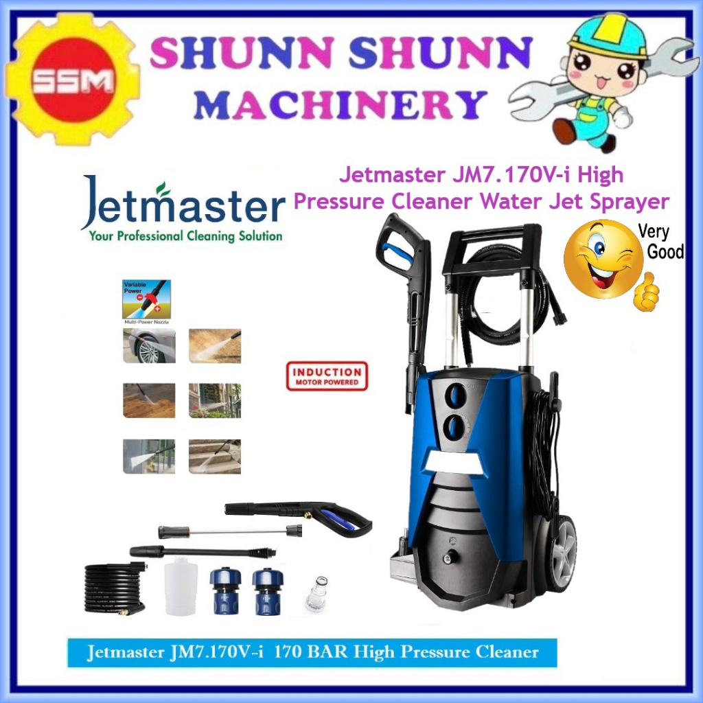 Jetmaster JM7.170V-i High Pressure Cleaner Water Jet Sprayer | Shopee ...