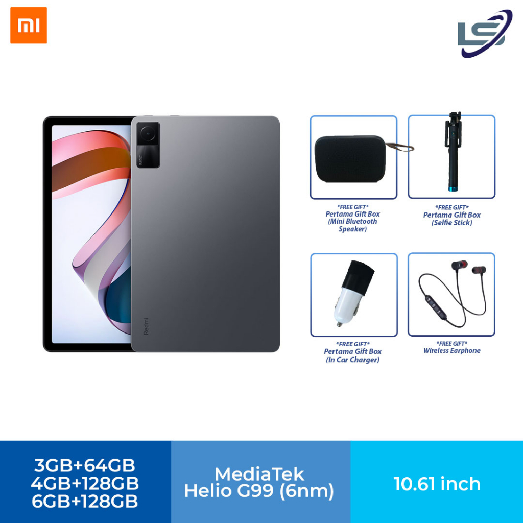 Xiaomi Redmi Pad | 3GB+64GB | 4GB+128GB | 6GB+128GB | 10.61