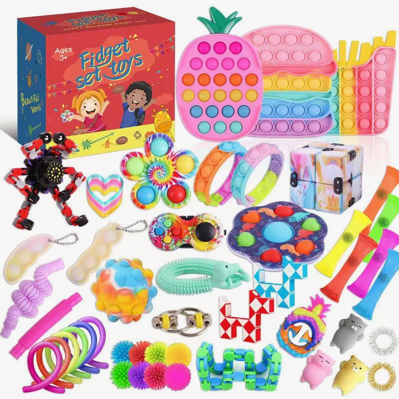 Fidget Toys Bag Pack for Kids Cheap Sensory Toys Stress Reliver Autism