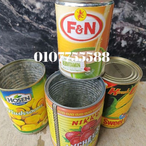 Tin Kosong - Tin Susu, Tin Jagung, Tin Laici, Tin Hosen, Spirit dan ...