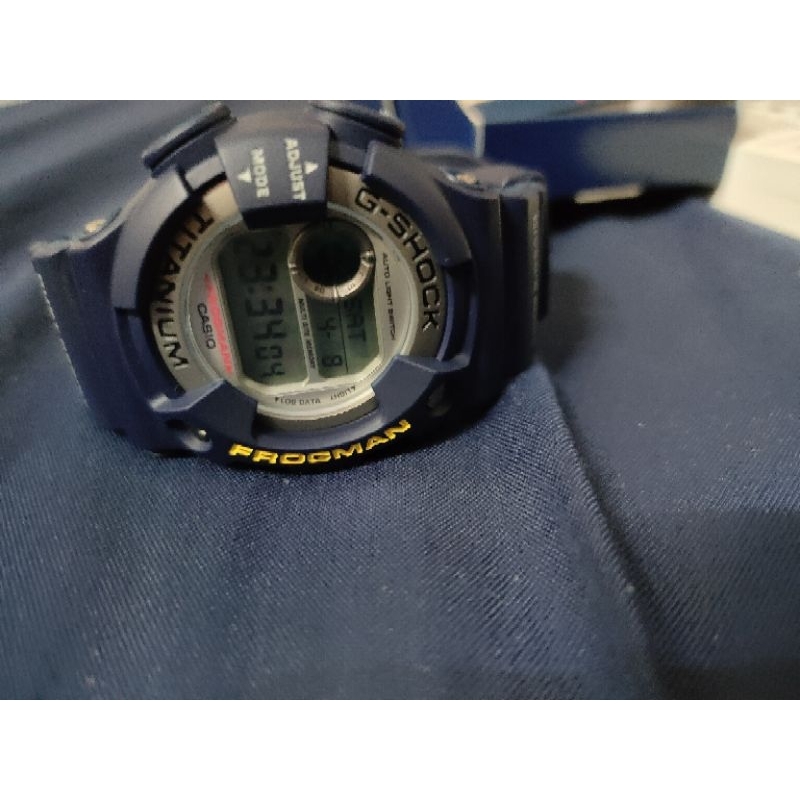 時計 G-SHOCK FROGMAN DW-9900NK-2JR Casio G-Shock Frogman DW-9900NK-2JR Black Digital Dive Watch