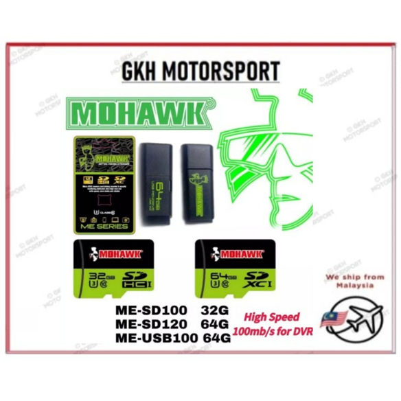 Mohawk High Speed Micro TF Memory Card pen drive USB dvr 360 bird view ...