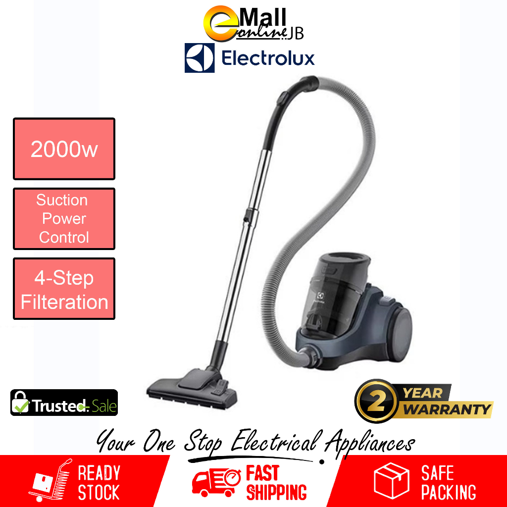 Electrolux EC412DB Vacuum Bagless 2000w Shopee Malaysia