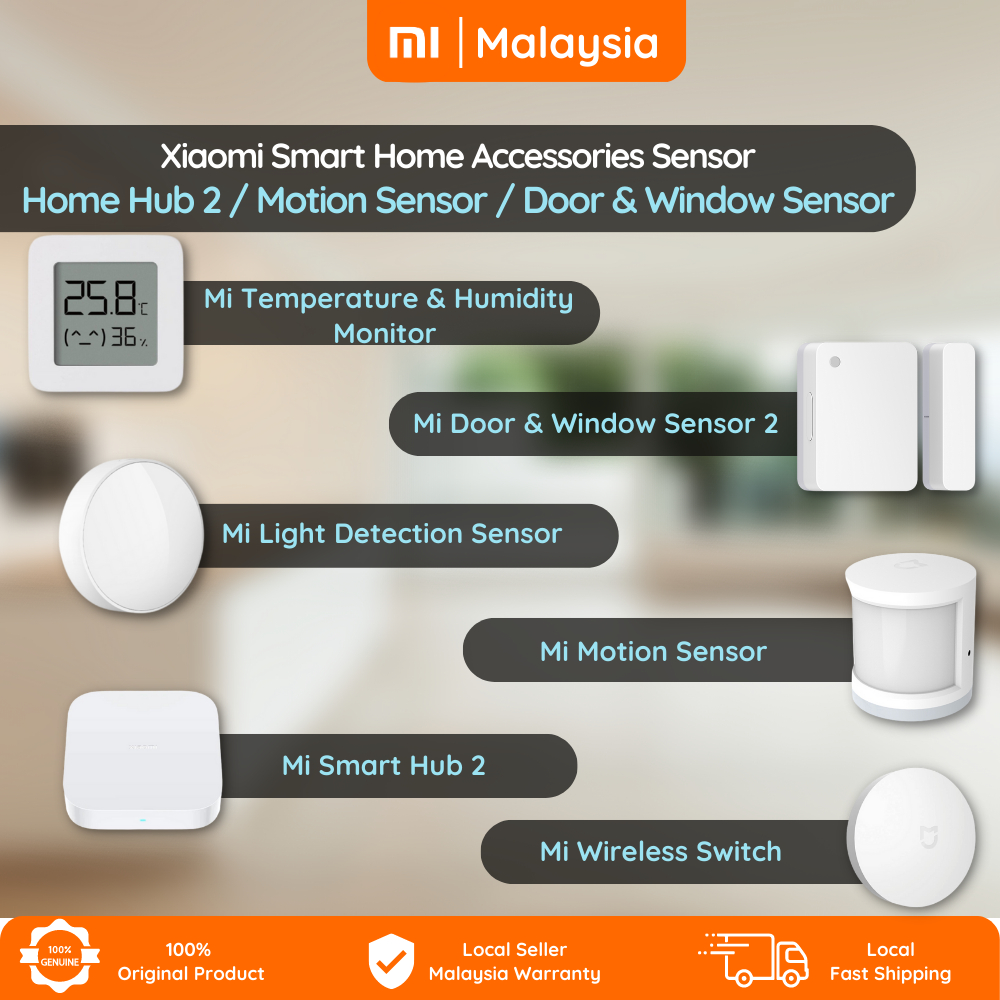 Xiaomi Smart Home Sensor | Door & Window Sensor 2 | Mi Light Detection ...
