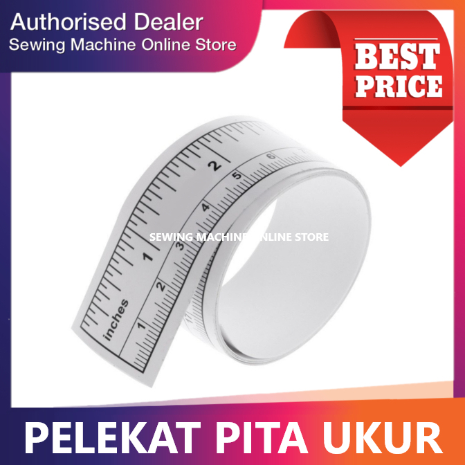 🔥READY STOCK🔥 Pelekat Pita Ukur / 90cm Self Adhesive Measure Tape Ruler ...