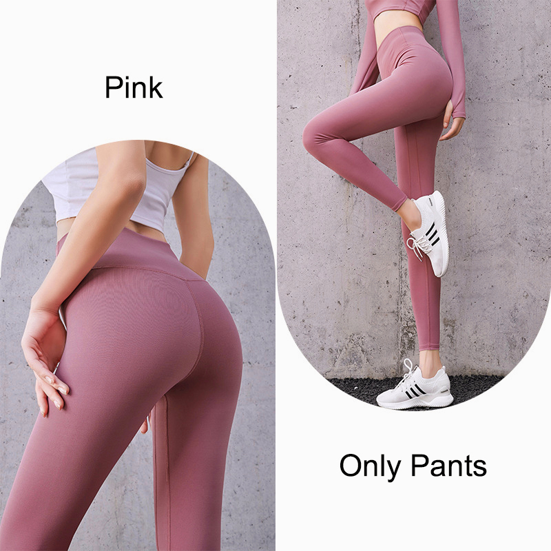 Peach Hip Yoga Short Pants Slim Elastic High Waist Tight Bottoming