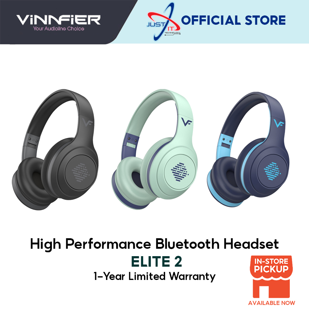 VINNFIER ELITE 2 ELITE 3 PERFORMANCE WIRELESS HEADPHONE Shopee