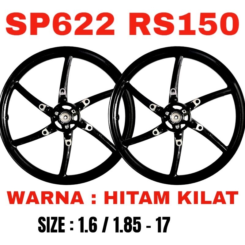 SPORT RIM RS150 / RSX150 READY STOCK ENKEI SP622 SIZE 1.6/1.85-17 RIM ...