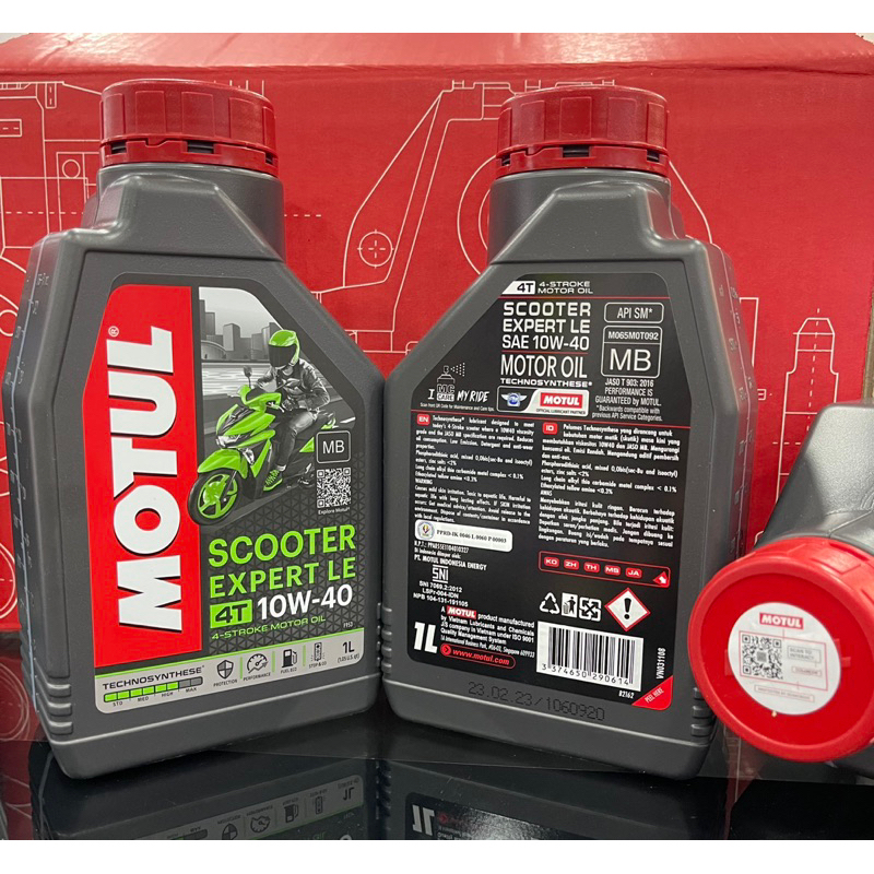 MOTUL SCOOTER EXPERT LE 10W40 (1 LITER) 4T OIL ENGINE OIL -HIGH  TECHOSYNTHESE