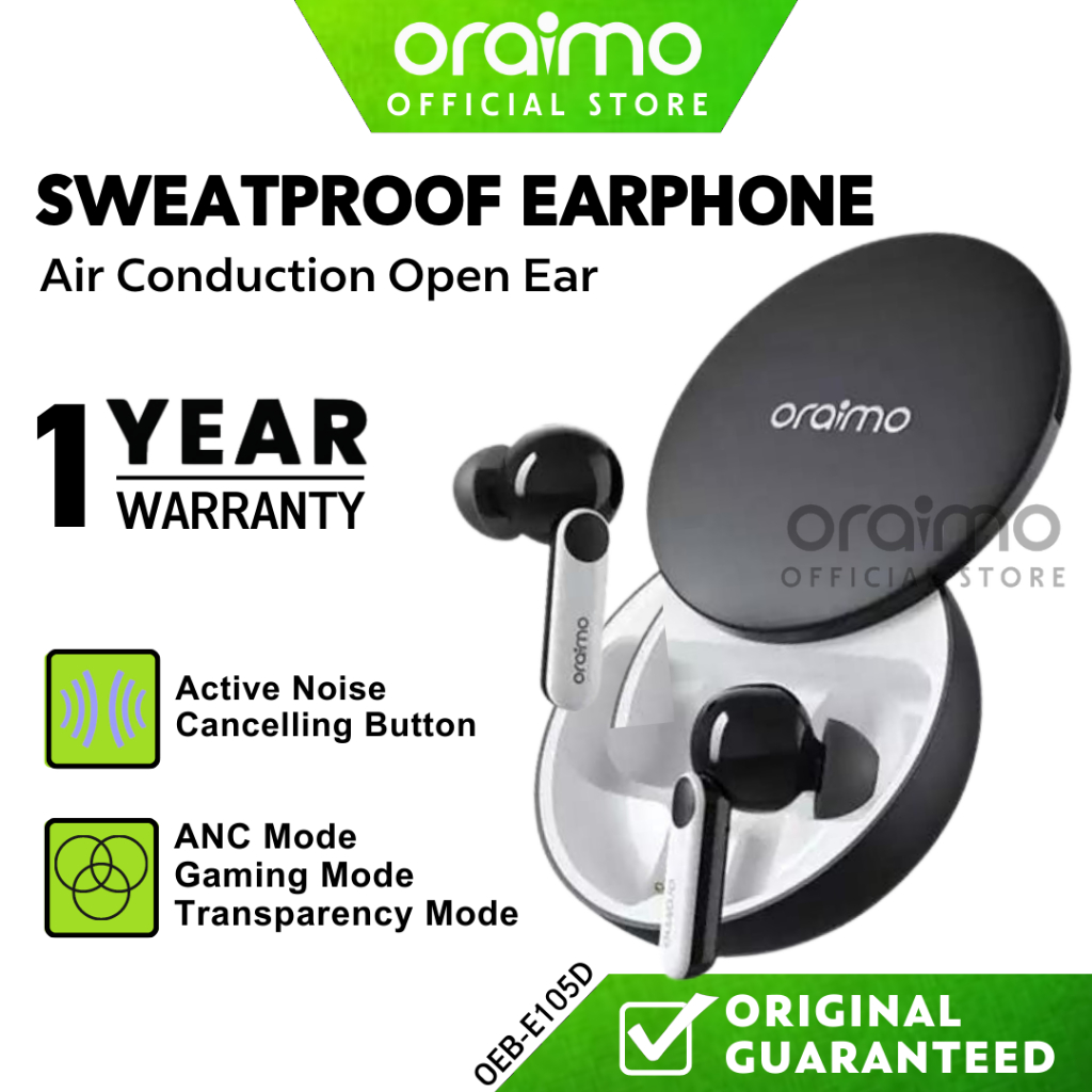 ORAIMO Heavy Bass ANC Noise Cancellation True Wireless Stereo TWS ...