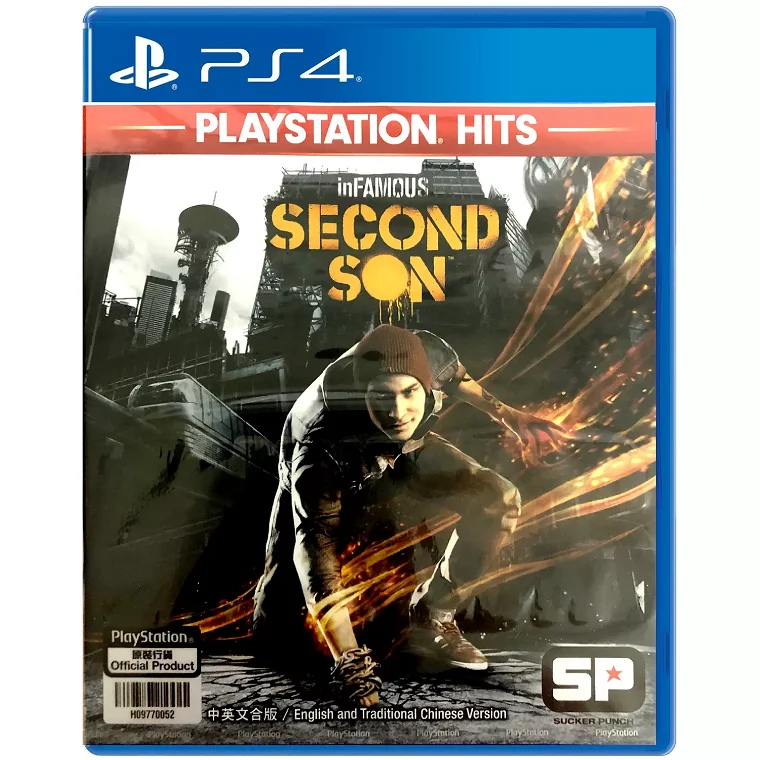 PS4 InFamous Second Son (PlayStation Hits) Chinese/English Version (R3 ...