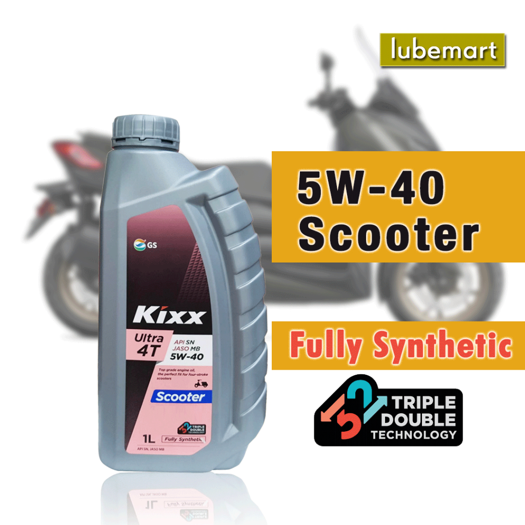 Kixx Ultra 4T Scooter Fully Synthetic Motorcycle Engine Oil 5W40 API