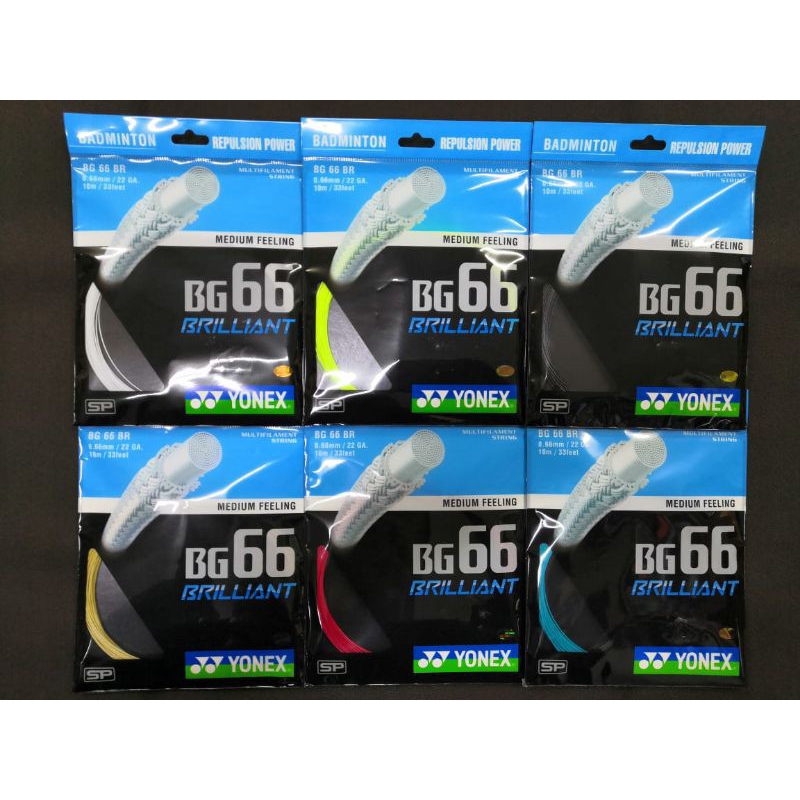 YONEX BG66 BRILLIANT STRING BADMINTON | Shopee Malaysia