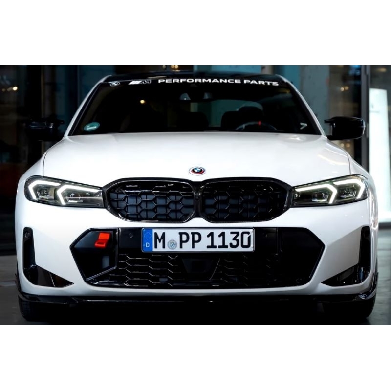 ZSHYTWE Frontspoiler Für BMW 3er G20 G21 G28 LCI - Front Lip Spoiler Schwarz Glänzend