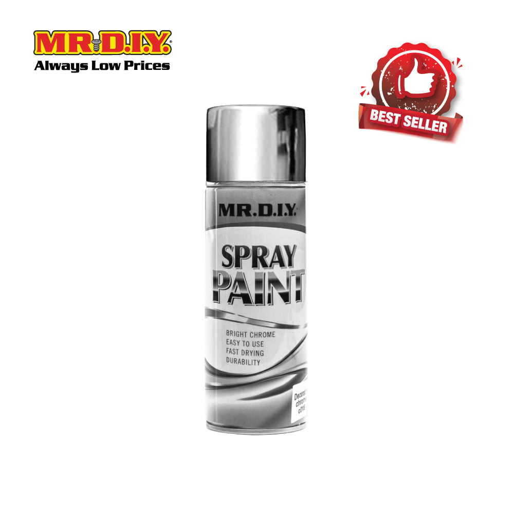 [BEST SELLER] (MR.DIY) TOPDA Spray Paint Chrome C018 (400ml) Shopee