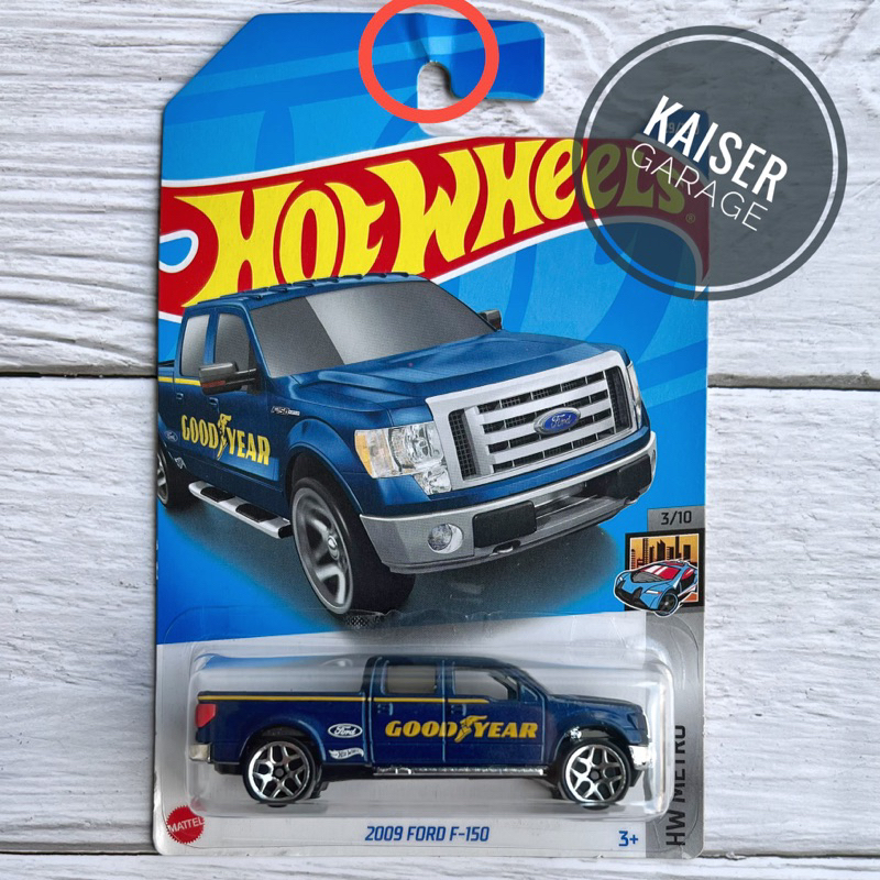 Hot Wheels : 2009 Ford F-150 Goodyear (J-Hook Creased) | Shopee Malaysia