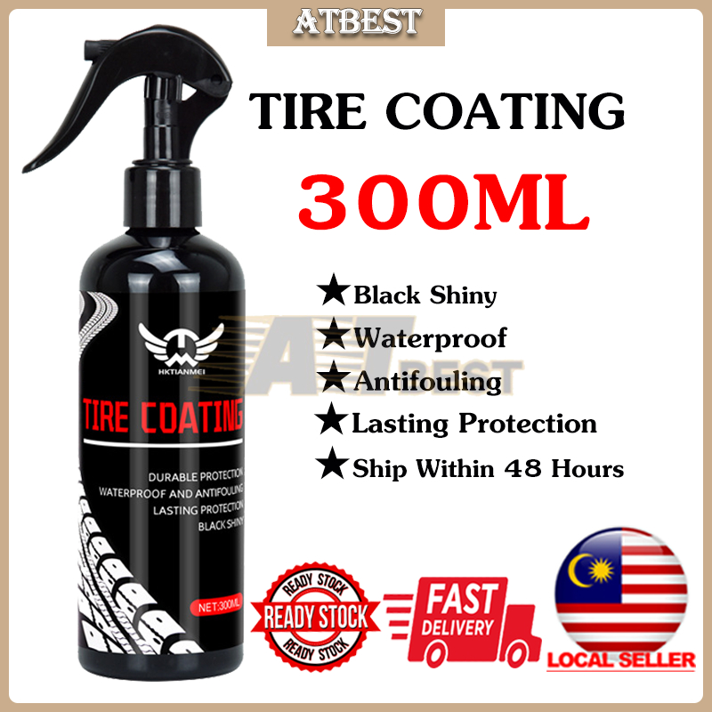 ATB Car Tire Coating Nano Ceramic 300ML Car Tyre Coating Spray Polish ...