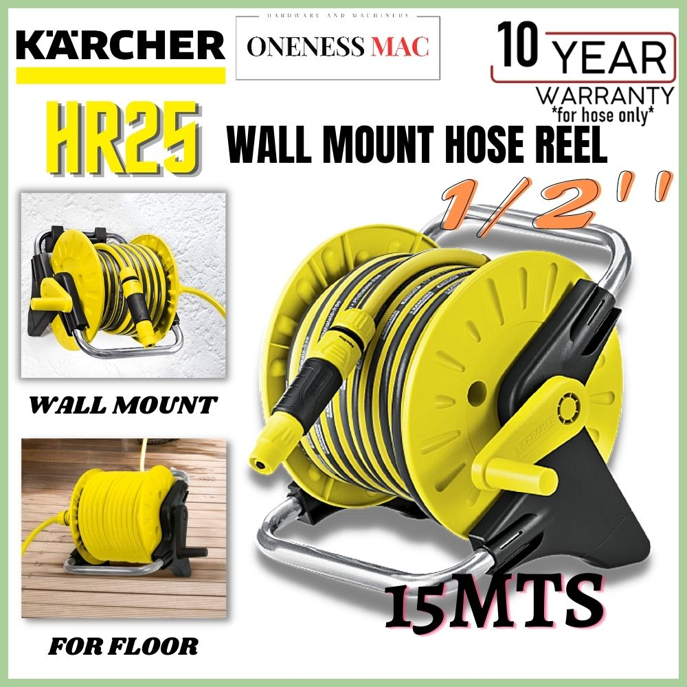 *BOX REJECT* KARCHER WALL MOUNTED HOSE REEL HR25 1/2'' X 15MTS Shopee Malaysia