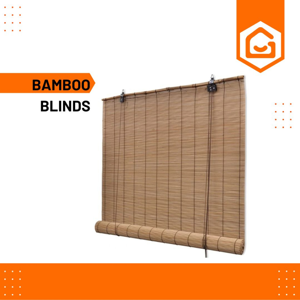 READY STOCK BAMBOO CURTAIN BAMBOO BLINDS OUTDOOR CURTAIN BIDAI BULUH