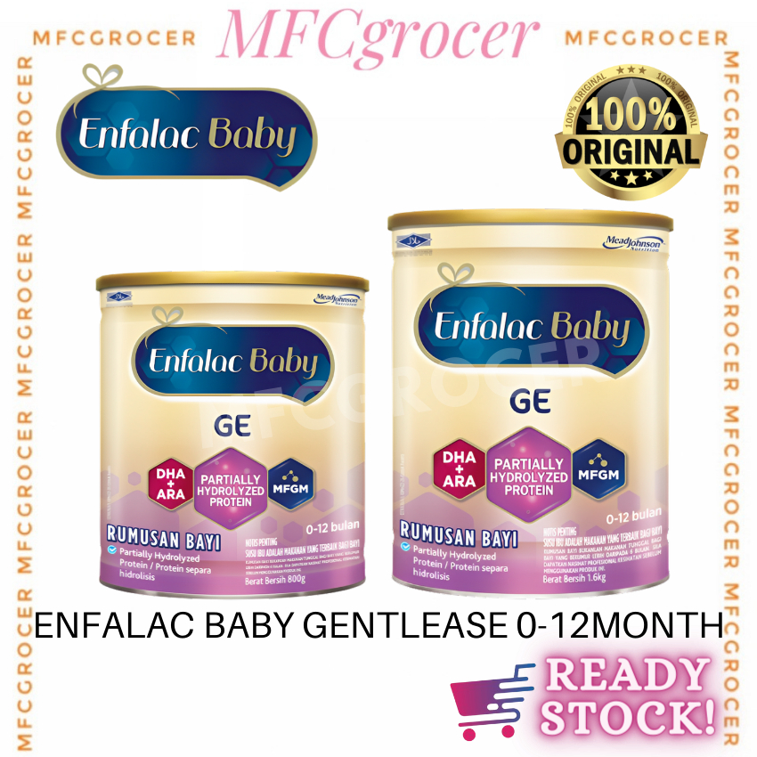 ENFALAC BABY GENTLEASE ( 800g/ 1.6kg ) Susu Bayi Milk Formula Powder
