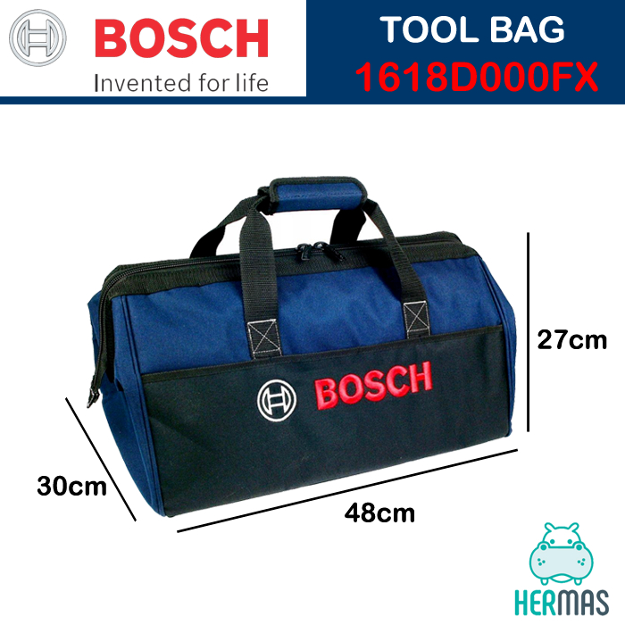 Bosch Heavy Duty Tool Bag 270mm x 480mm x 300mm Canvas Tool Bag