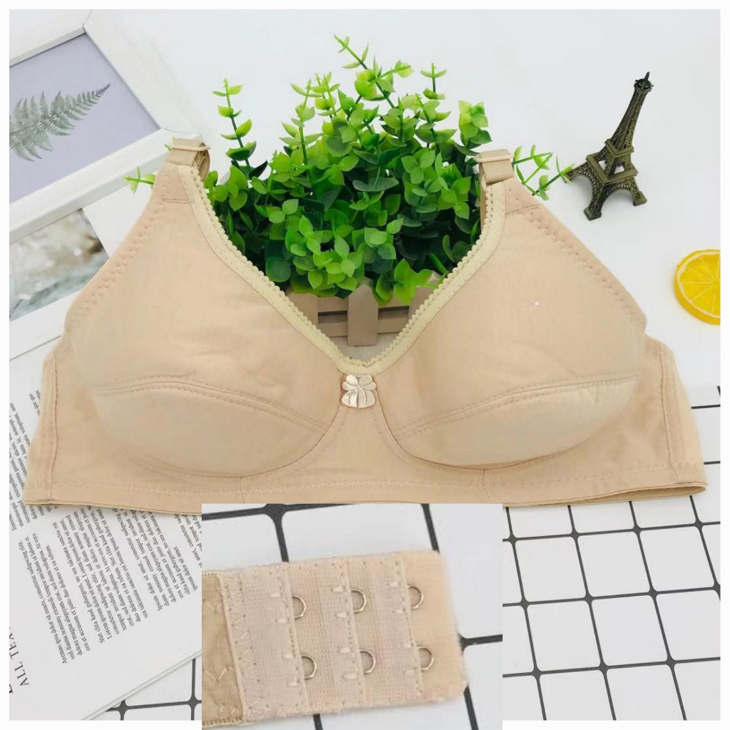 36 38 40 42 44 46 A,B,C cup Non-Wired Cotton Span Nipis TEENAGER/BRA ...